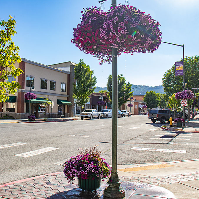 Chewelah Downtown Street Corner